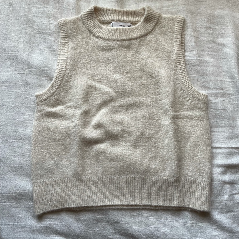 MANGO Sleeveless Knitted Sweater